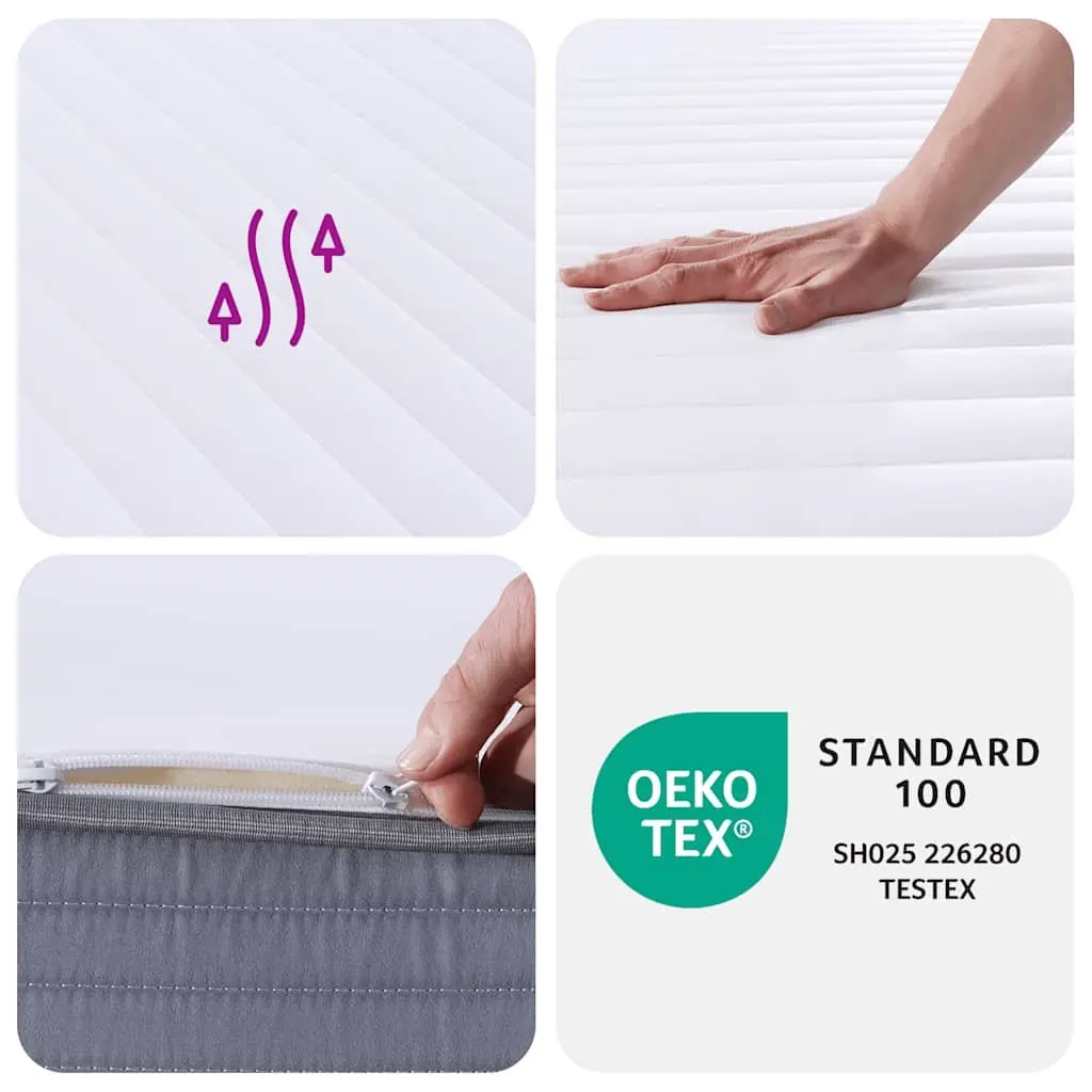 Flippable King Size Foam Mattress Medium Soft 183x203 cm
