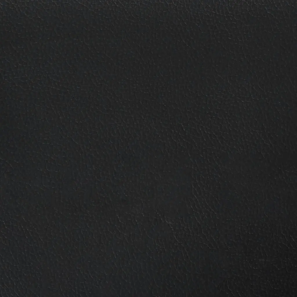Black Faux Leather Bed Frame 90x190 cm
