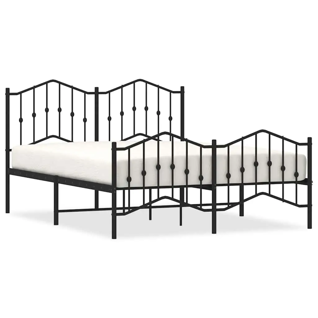 Queen Size Metal Bed Frame with Strong Support