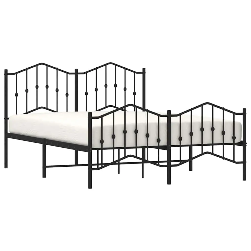 Queen Size Metal Bed Frame with Strong Support