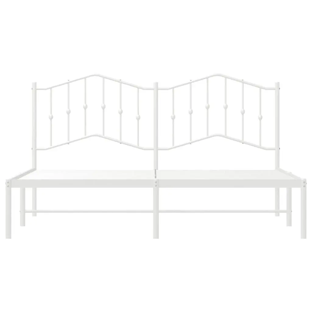 King Size Metal Bed Frame 183x203 cm with Headboard