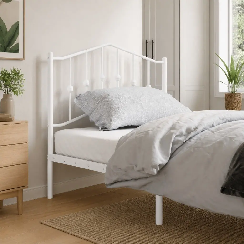 Metal Headboard 90cm Bedroom Bed Head Support Frame Sturdy Design