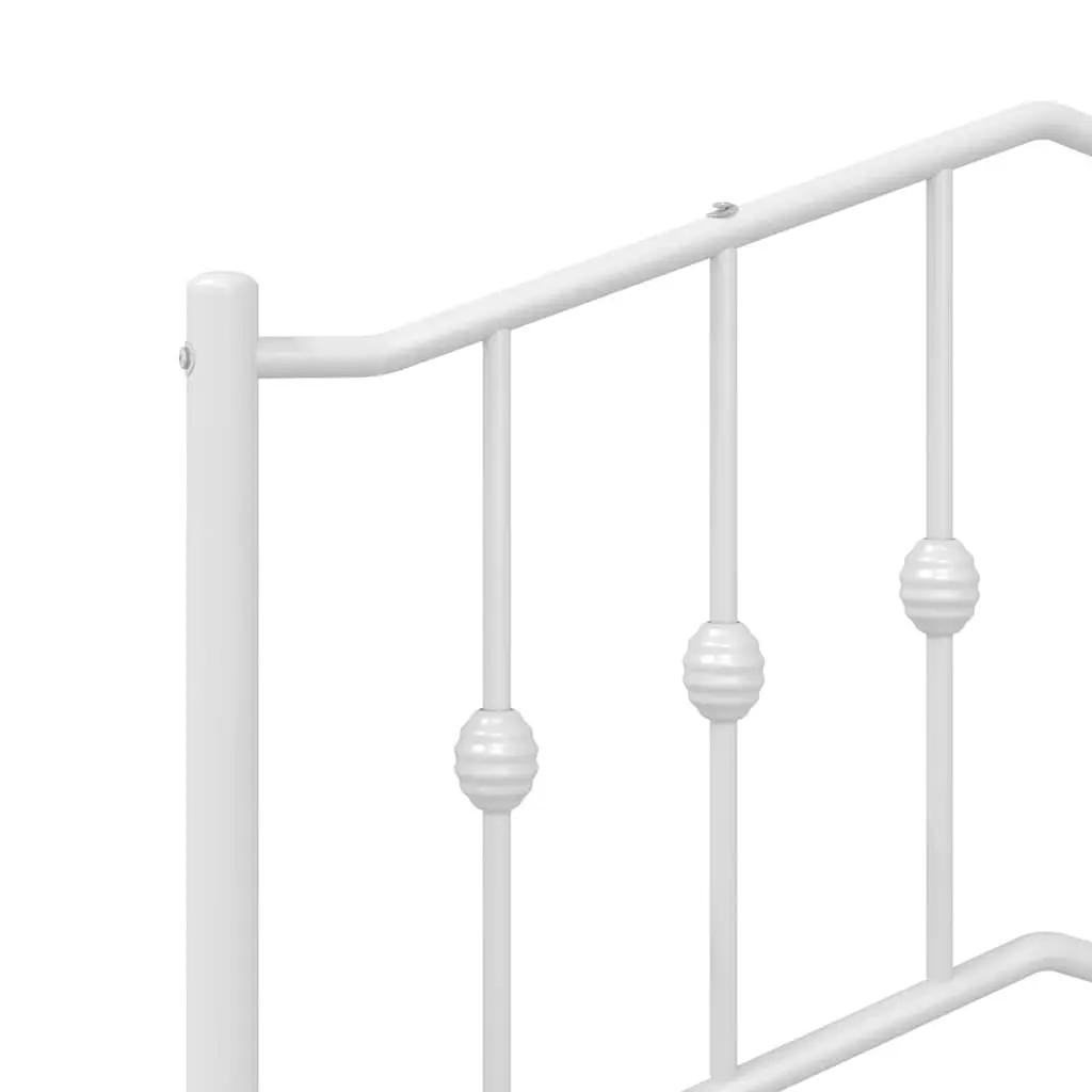 Metal Headboard Black 180cm Steel Bed Frame Support