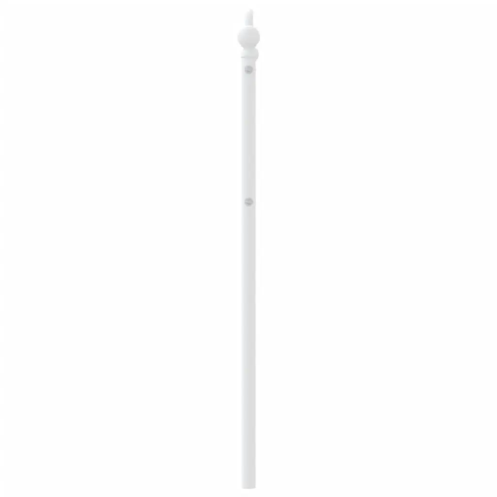 Metal Headboard White 90cm Powder Coated Steel