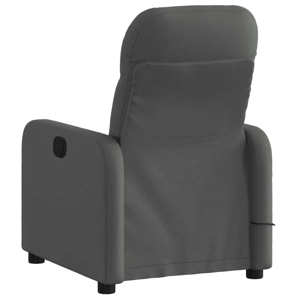 Grey Fabric Massage Recliner Chair with Vibration
