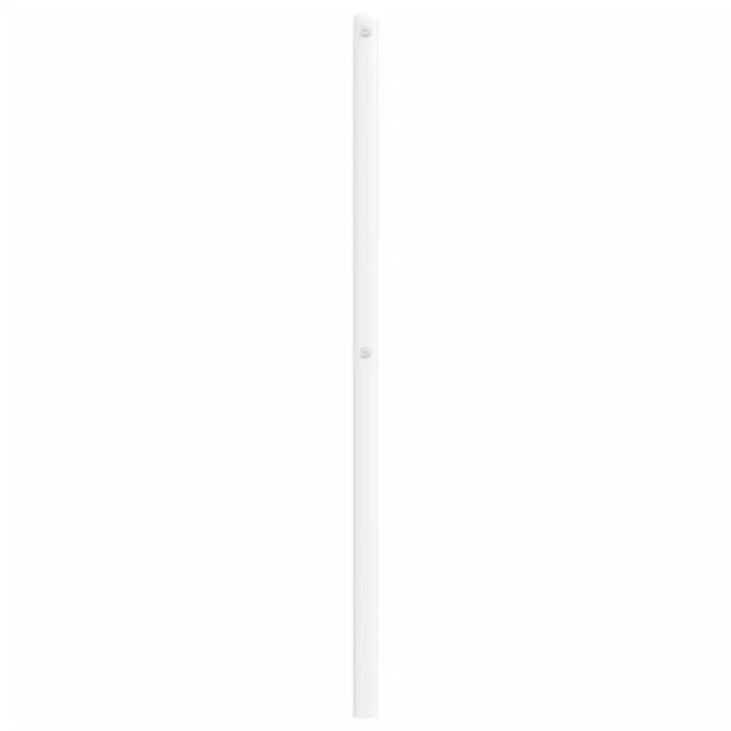 Metal Headboard White 150cm Steel Frame Bedroom Furniture