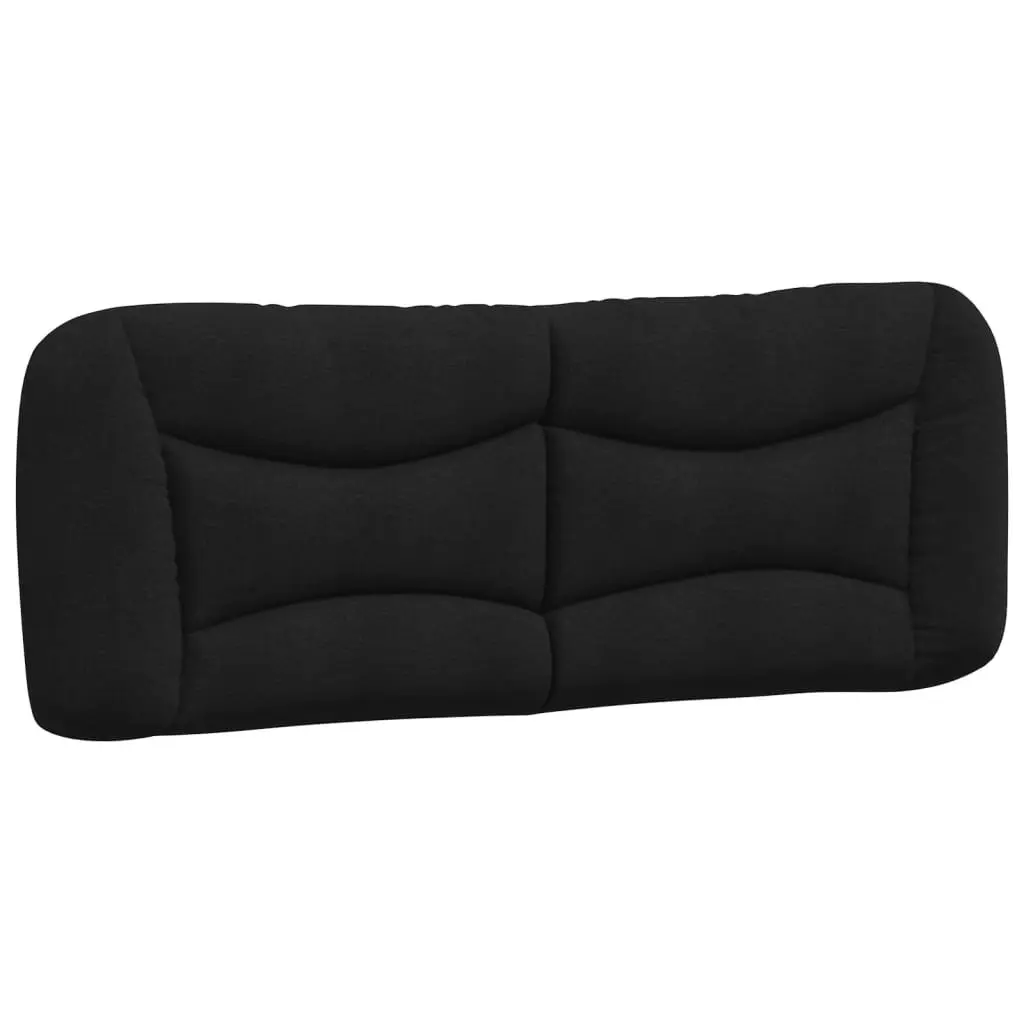 Headboard Cushion Black 137cm Upholstered Pillow Support Wall Mounted
