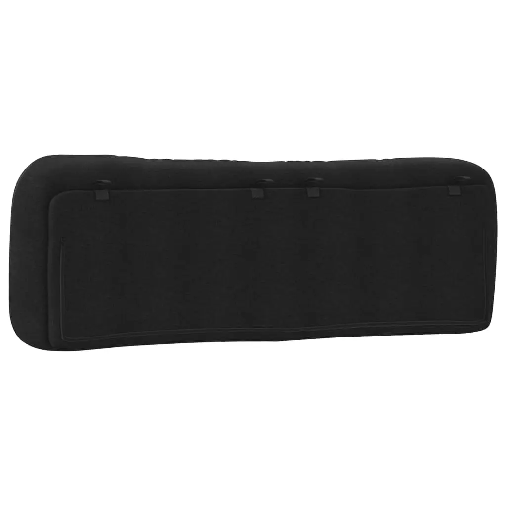 Upholstered Black Queen Headboard Cushion 152cm
