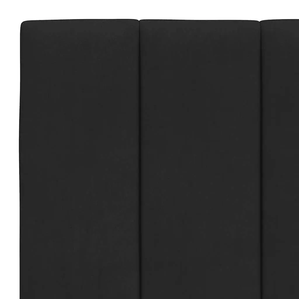 Velvet Headboard Cushion Black 180cm Wall-Mounted Pillow
