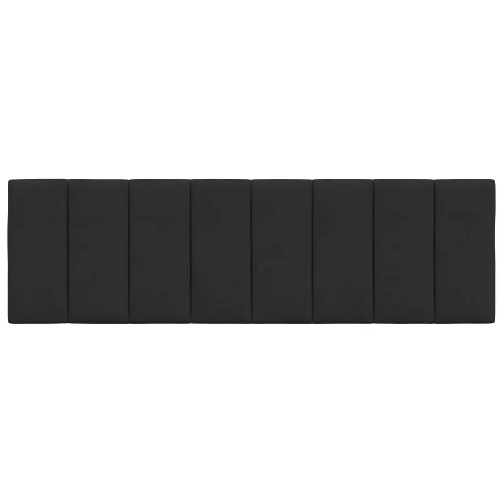 Headboard Cushion Black Velvet Queen Wall Mounted Bed Pillow Upholstered Support