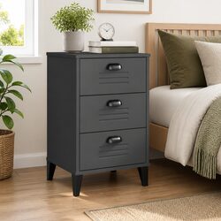Stylish Anthracite Grey Bedside Cabinet for Your Space