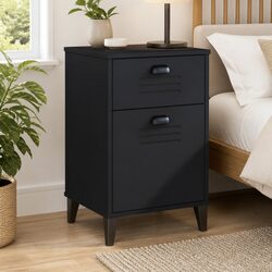 Elegant Black Nightstand for Cozy Bedrooms