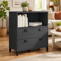Anthracite Grey Industrial Bookcase for Stylish Storage
