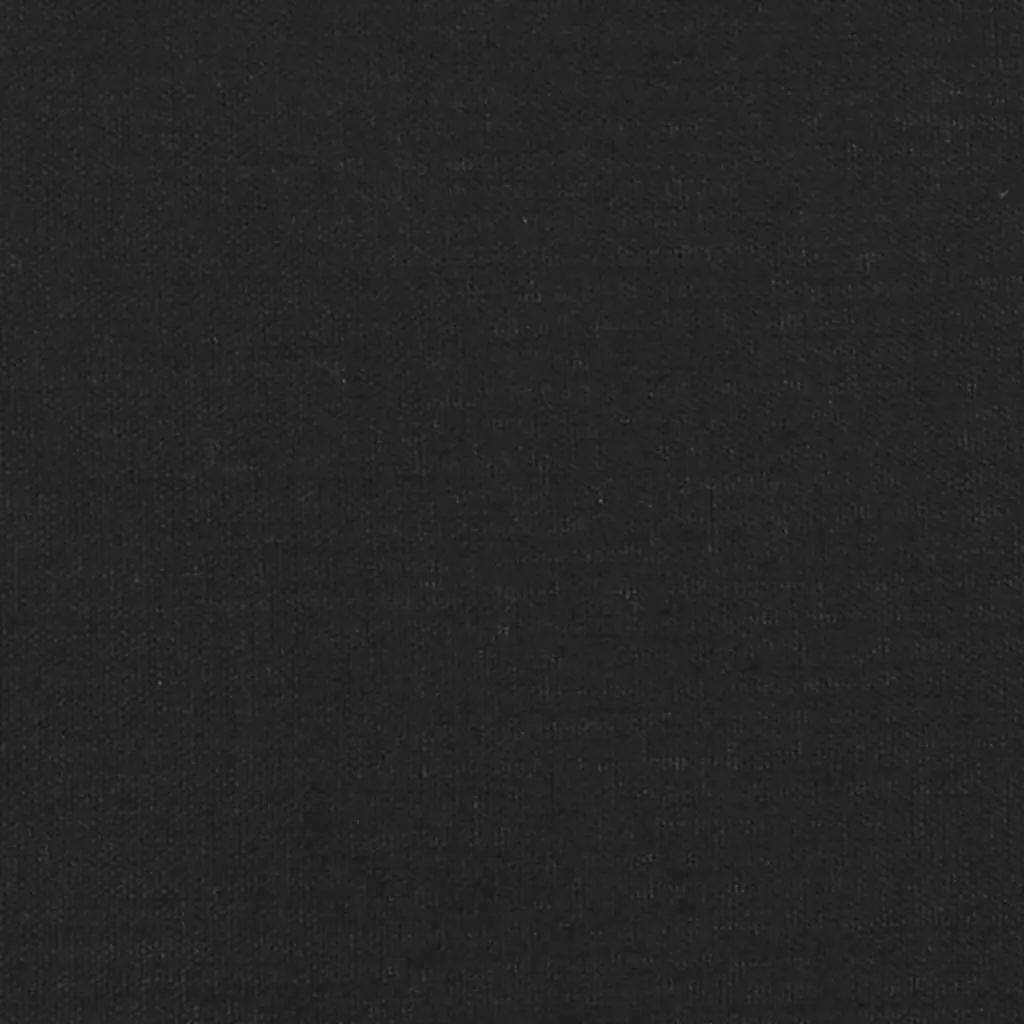 Sofa Bed Convertible Black Fabric 2 Seater Wooden Frame with Pillows