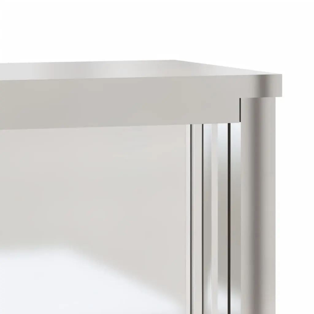 Commercial Kitchen Wall Cabinet Sliding Door Stainless Steel Food Storage