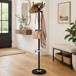 Stylish Coat Stand with Umbrella Holder 180cm