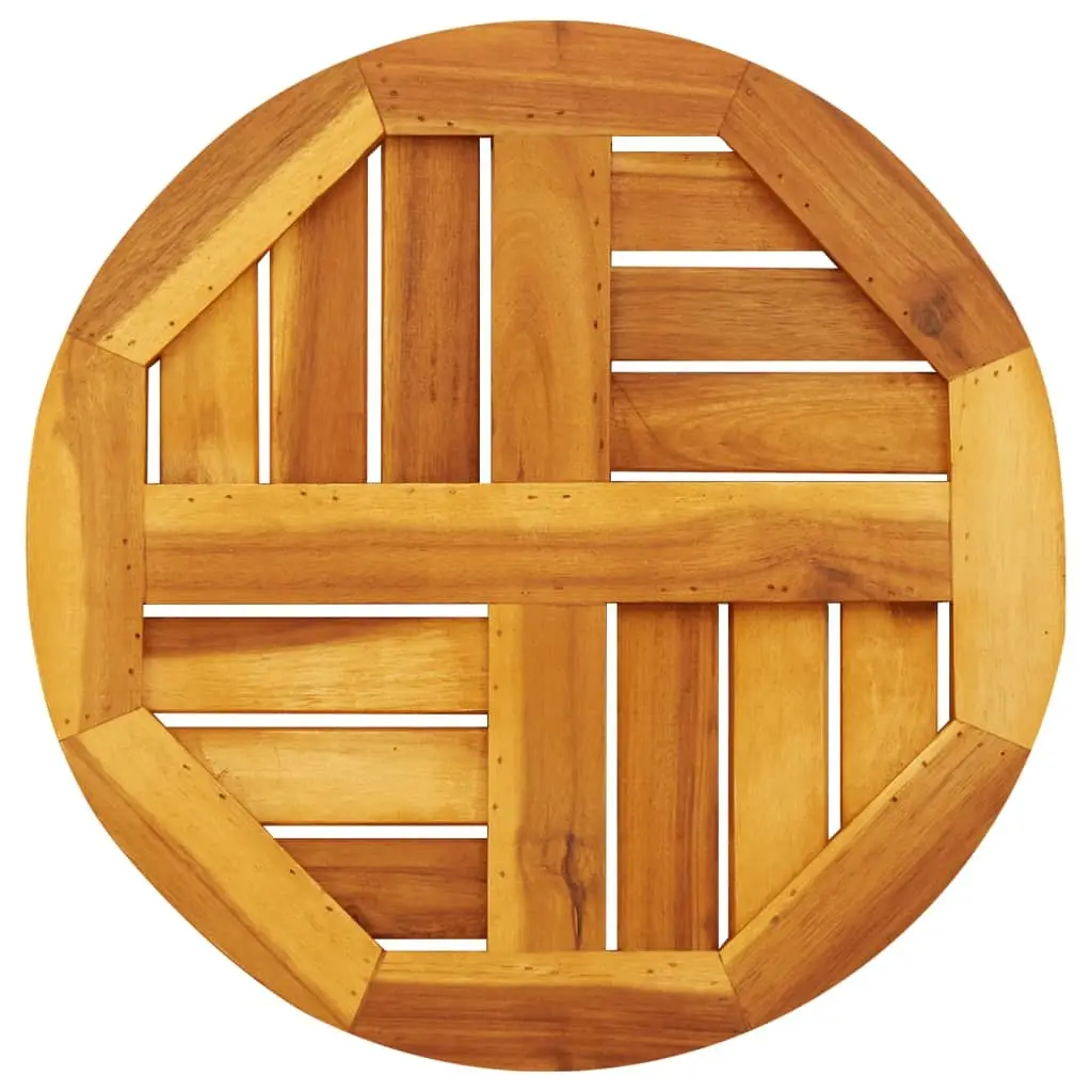 Round Solid Acacia Wood Table Top 40cm Replacement Dining Furniture Top
