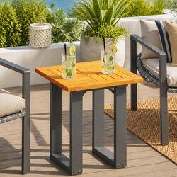 Square Table Top 40x40x2cm Solid Acacia Wood for Dining
