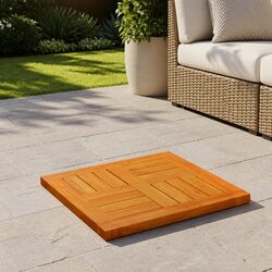 Square Table Top 40x40x2cm Solid Acacia Wood for Dining