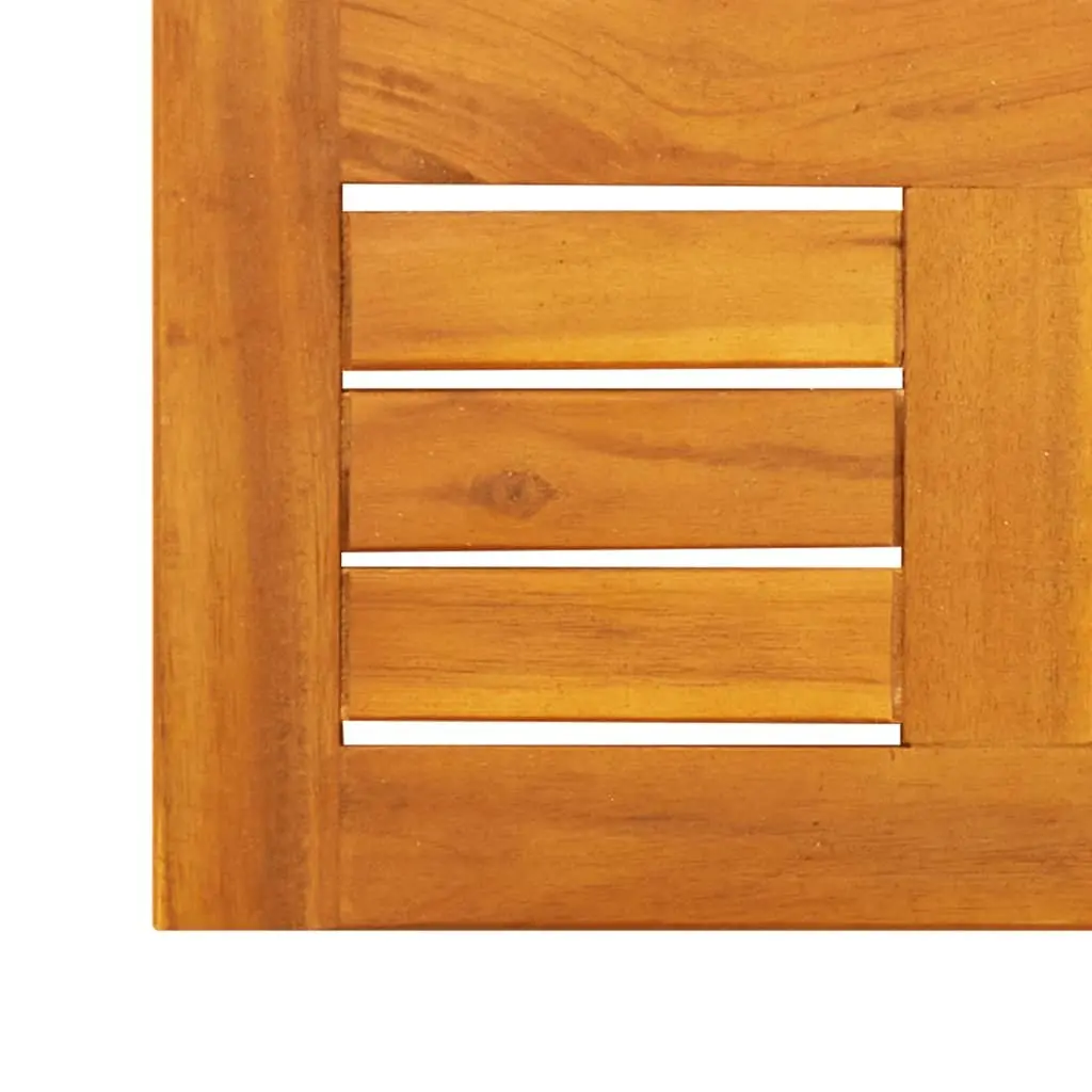 Replacement Square Table Top Solid Acacia Wood 40x40x2cm Brown Outdoor Furniture