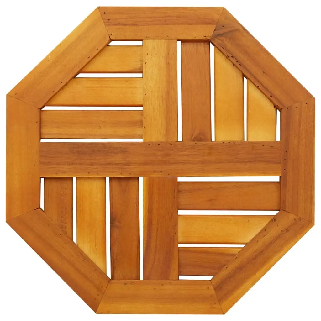 Octagonal Wooden Table Top Brown 40x40x2 cm Solid Acacia
