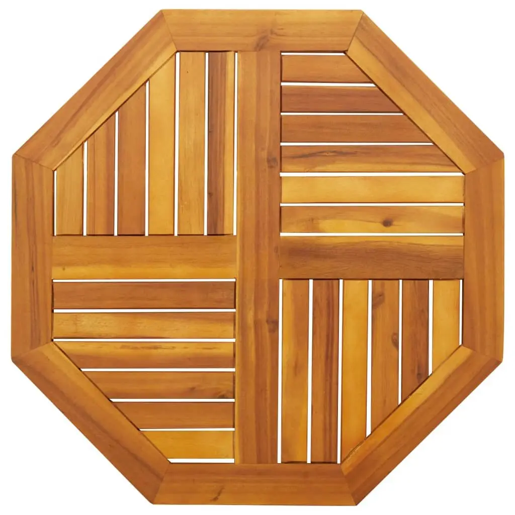 Solid Wood Table Top Octagonal 70x70x2 cm Brown Acacia