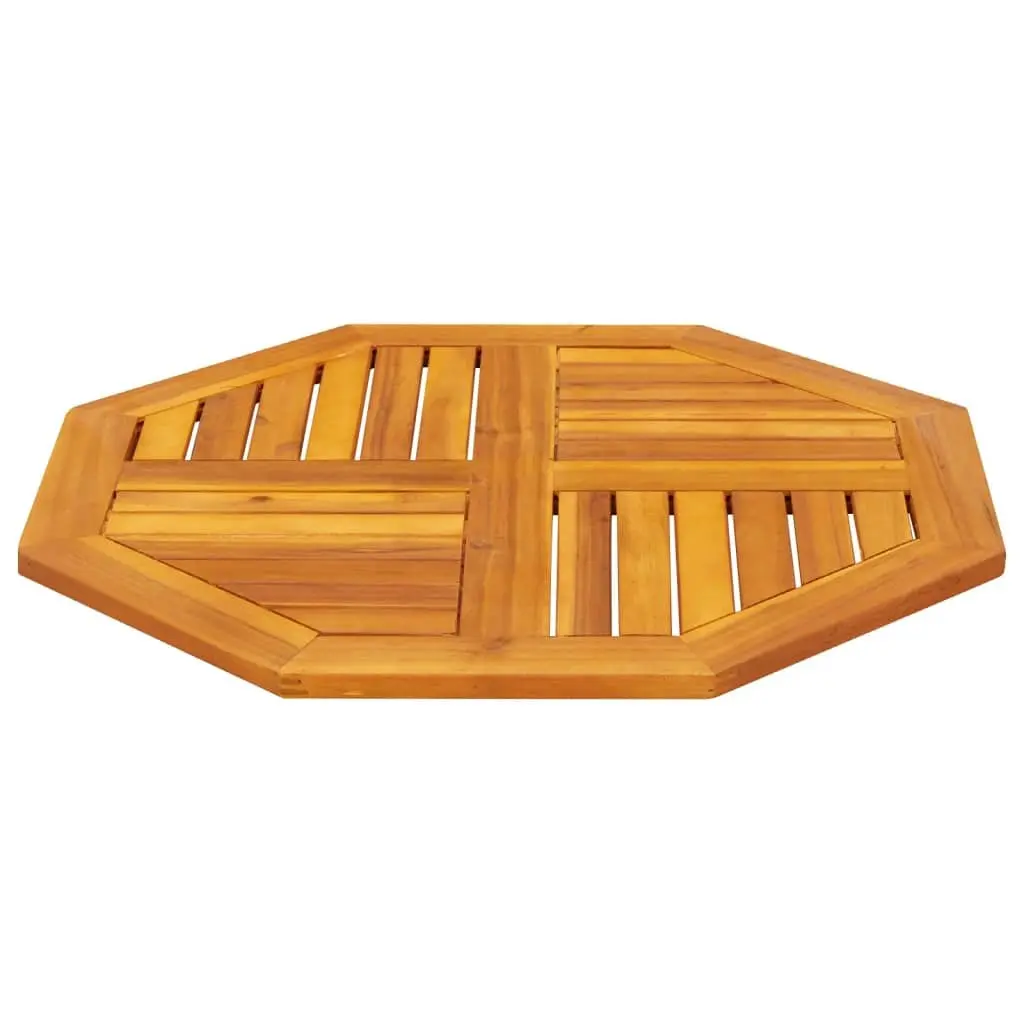 Solid Wood Table Top Octagonal 70x70x2 cm Brown Acacia