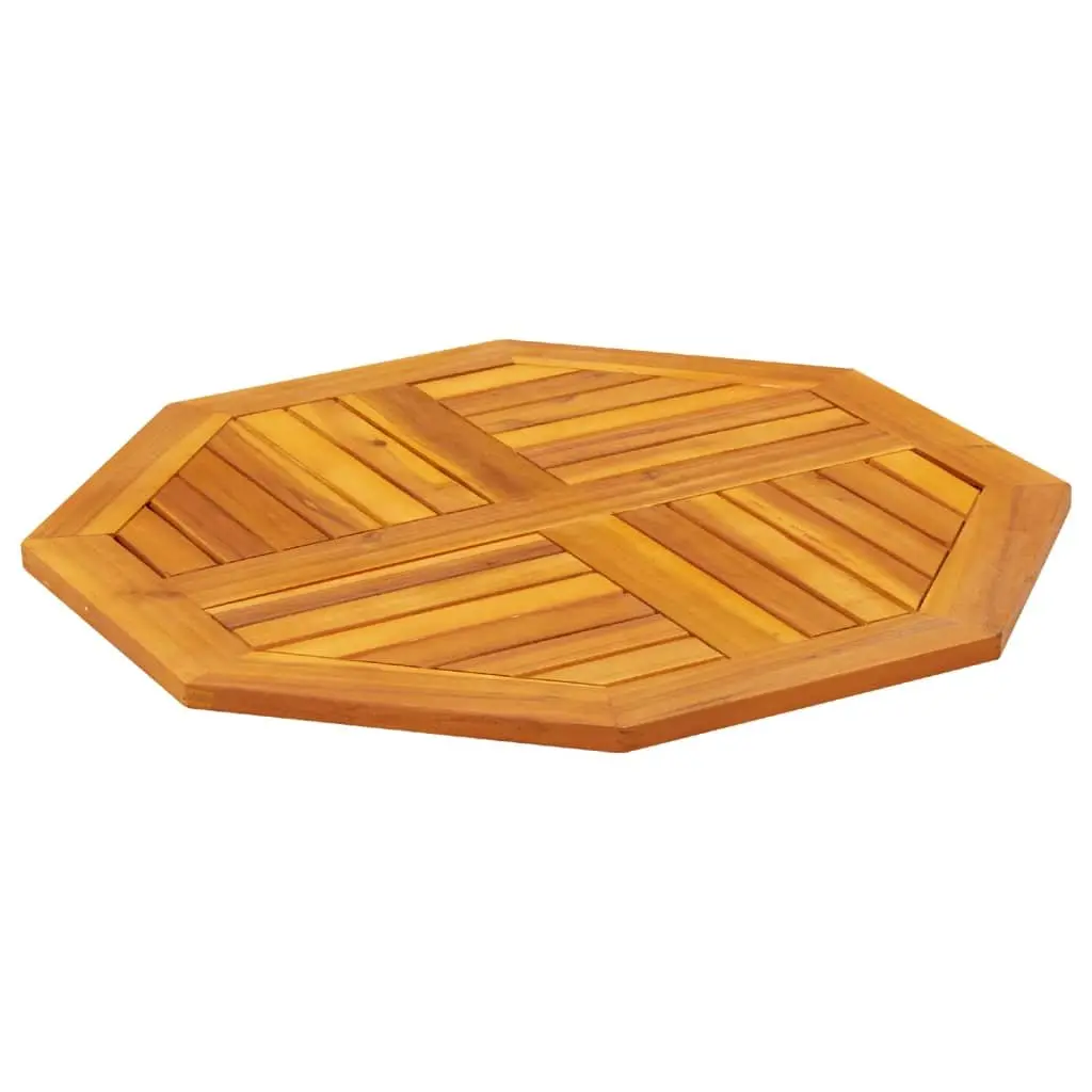 Solid Wood Table Top Octagonal 70x70x2 cm Brown Acacia