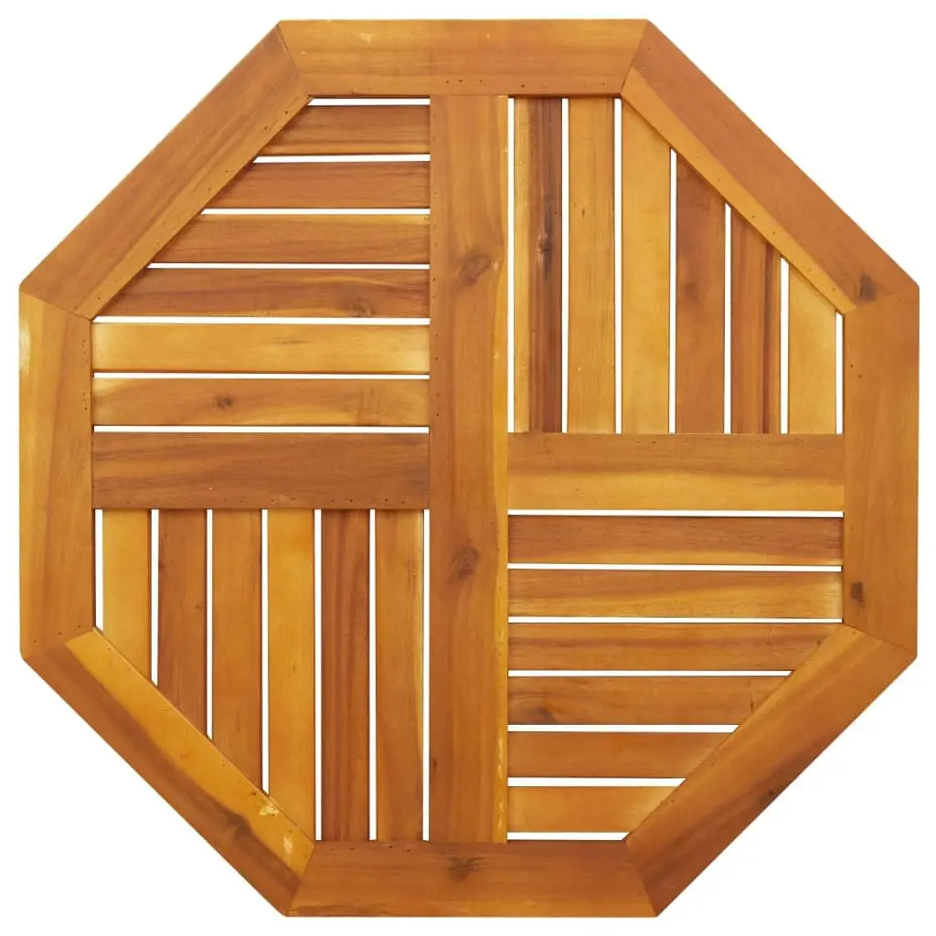 Solid Wood Table Top Octagonal 70x70x2 cm Brown Acacia