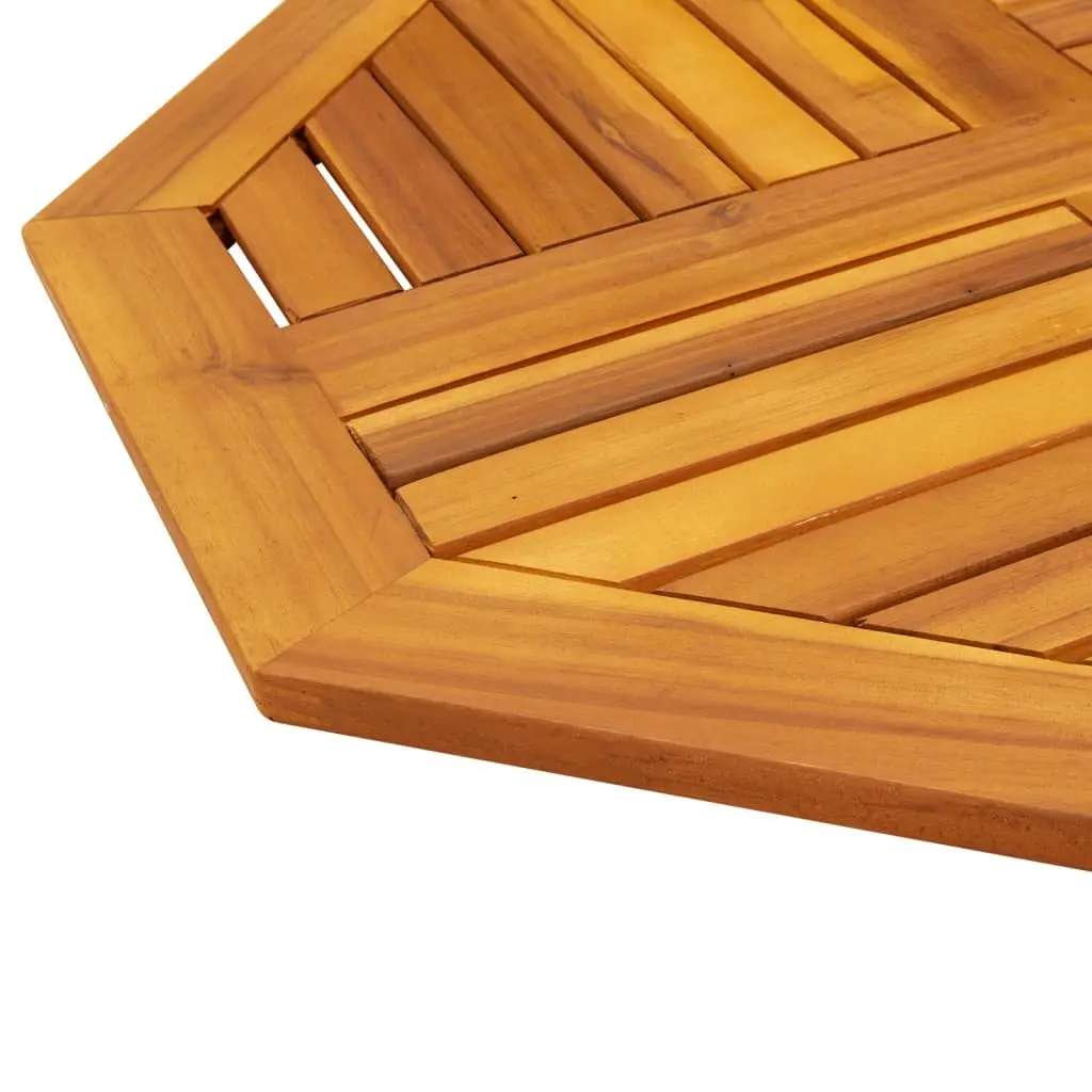 Solid Wood Table Top Octagonal 70x70x2 cm Brown Acacia