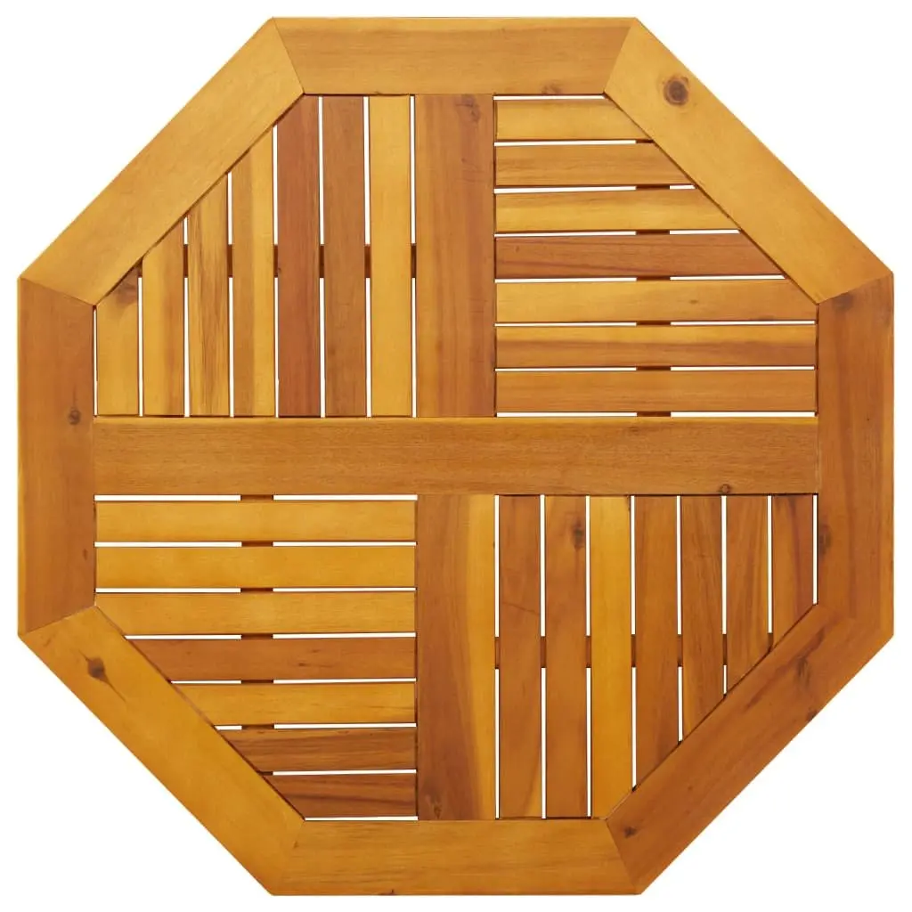 Octagonal Wooden Table Top 80x80x2.2cm Solid Acacia Brown