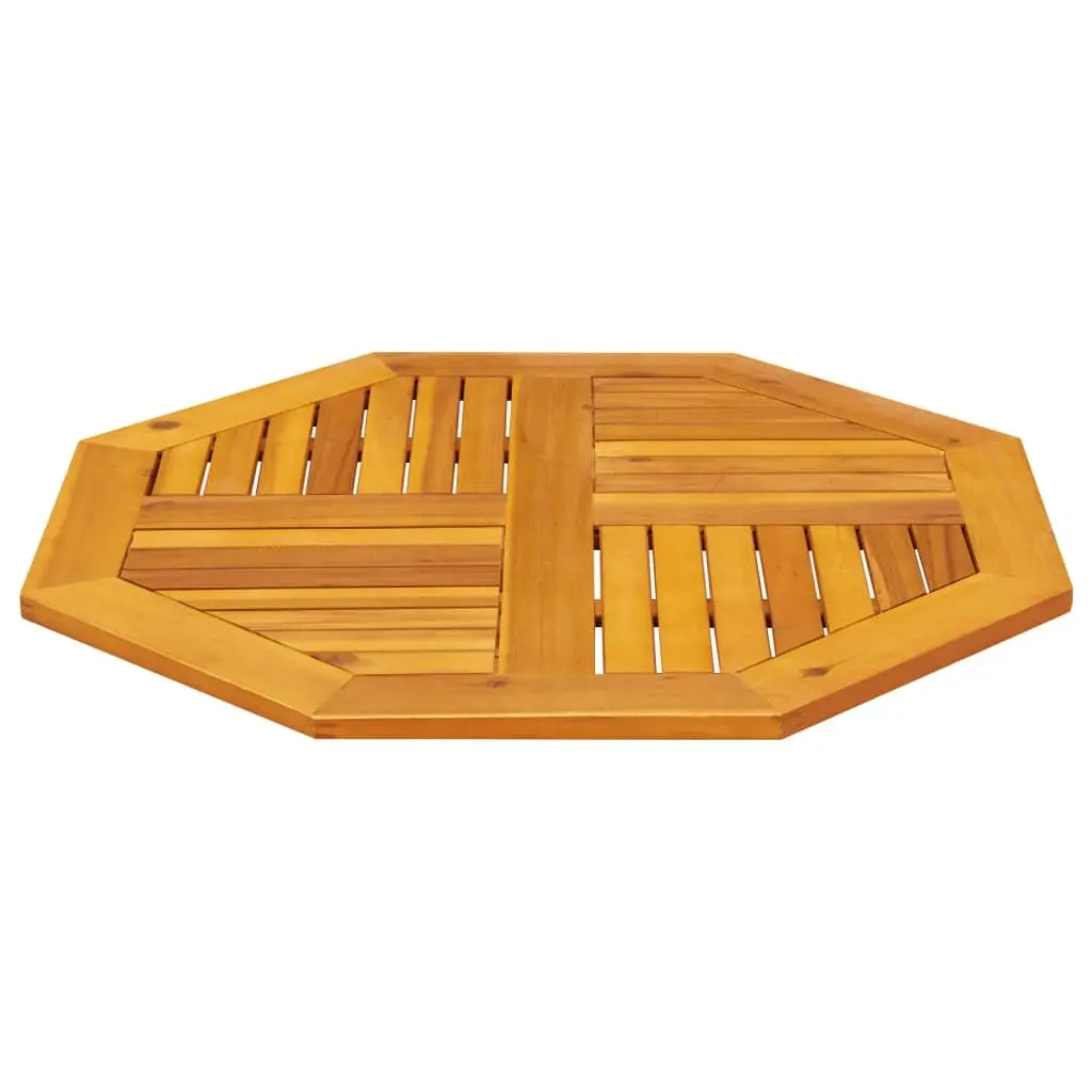 Octagonal Wooden Table Top 80x80x2.2cm Solid Acacia Brown