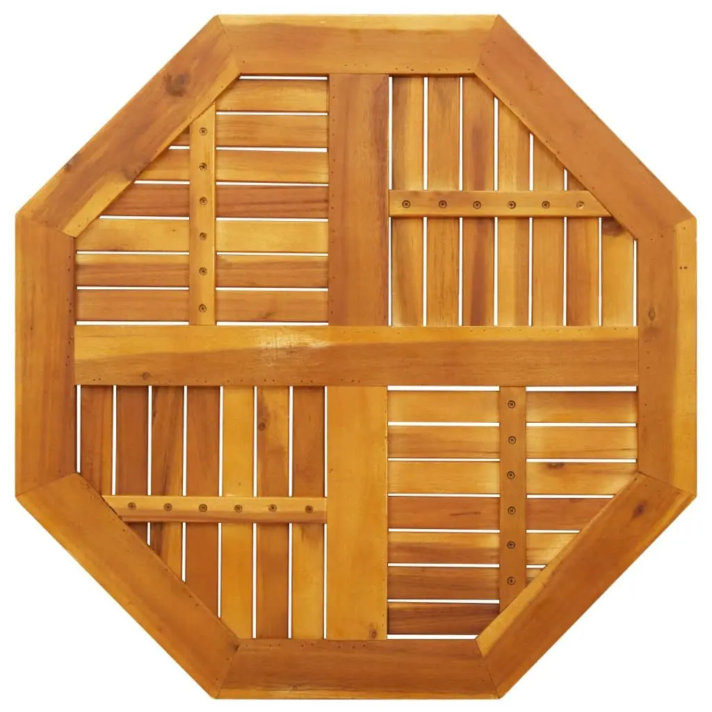 Octagonal Wooden Table Top 80x80x2.2cm Solid Acacia Brown