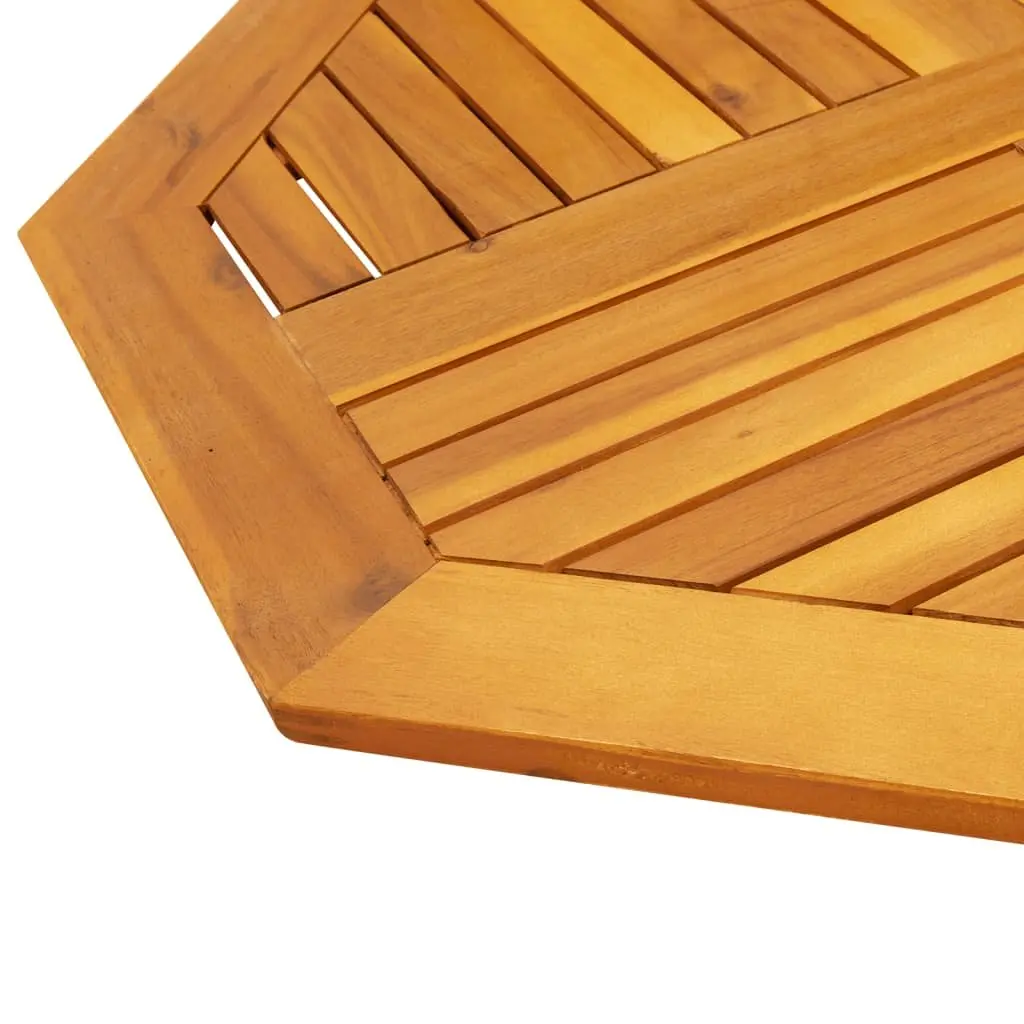 Octagonal Wooden Table Top 80x80x2.2cm Solid Acacia Brown