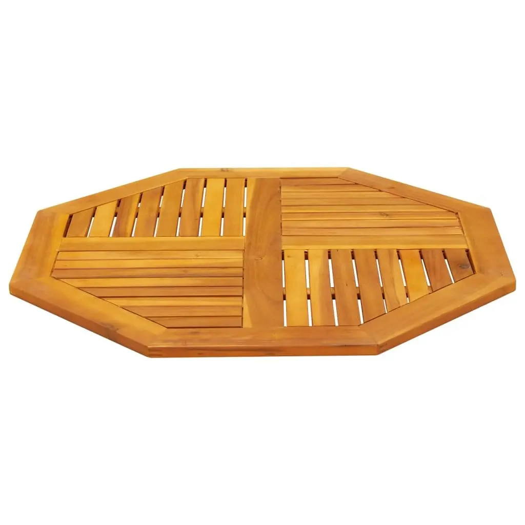 Octagonal Wooden Table Top 90x90x2.2 cm Solid Acacia Wood Brown Garden Furniture