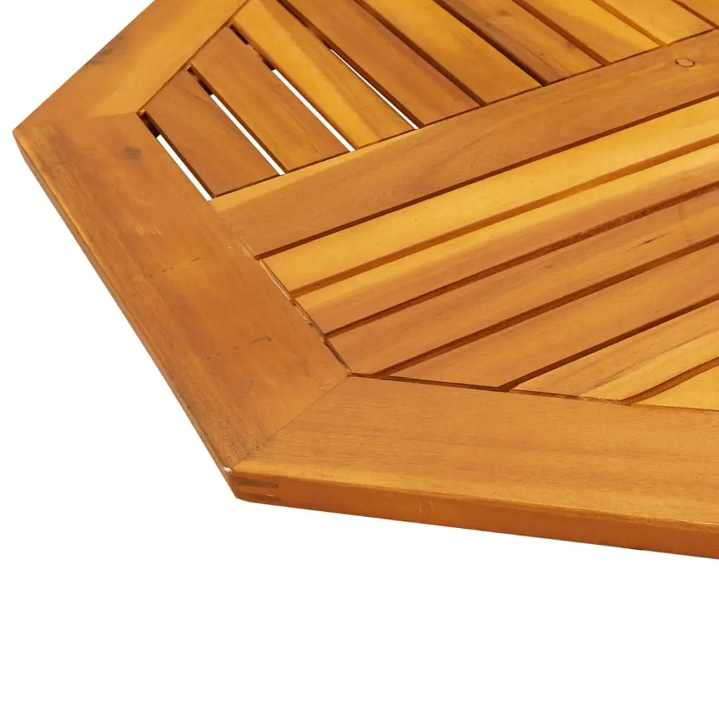 Octagonal Wooden Table Top 90x90x2.2 cm Solid Acacia Wood Brown Garden Furniture