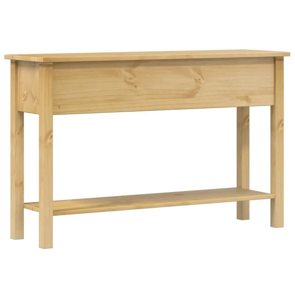 Solid Wood Pine Console Table with 3 Drawers