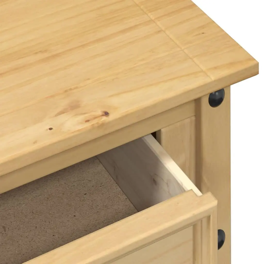 Solid Wood Pine Console Table with 3 Drawers