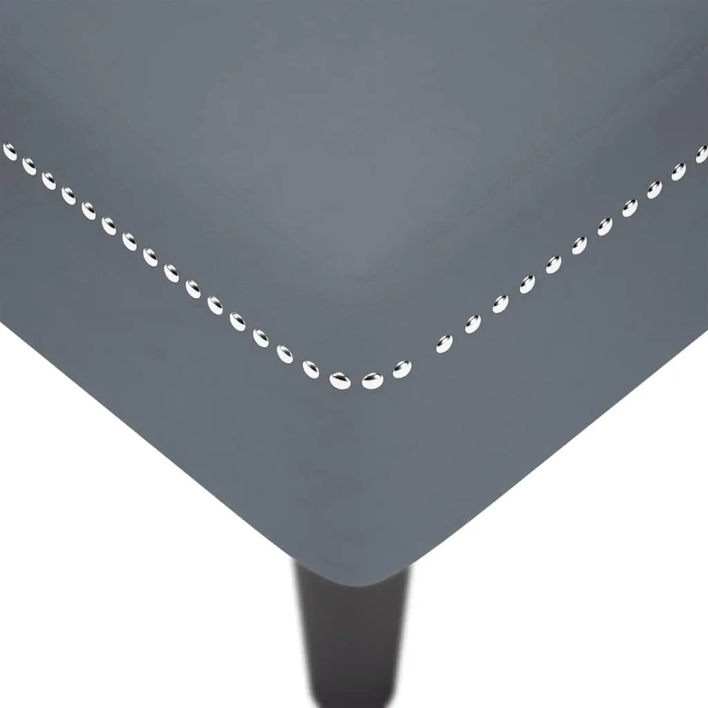 Grey Velvet Chaise Lounge with Pillow Armrest