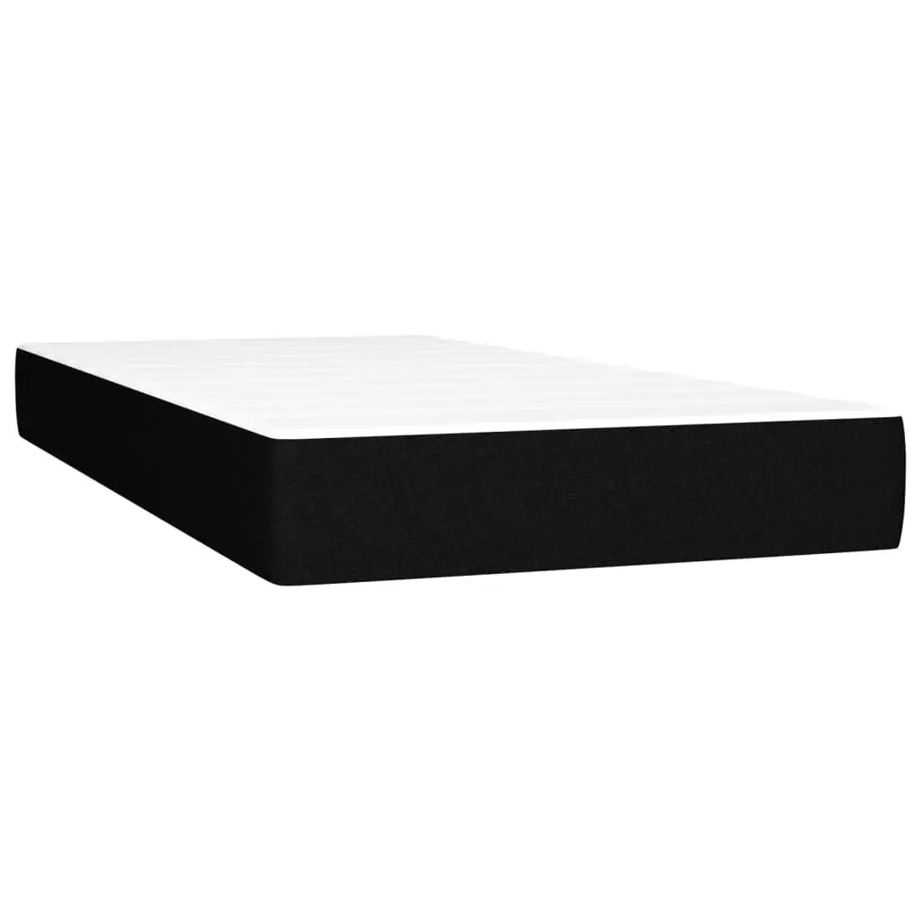 King Single Pocket Spring Mattress 106x203 cm Black