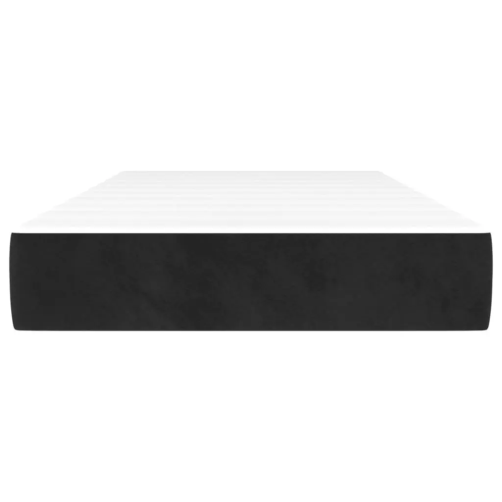King Single Pocket Spring Mattress in Black Velvet