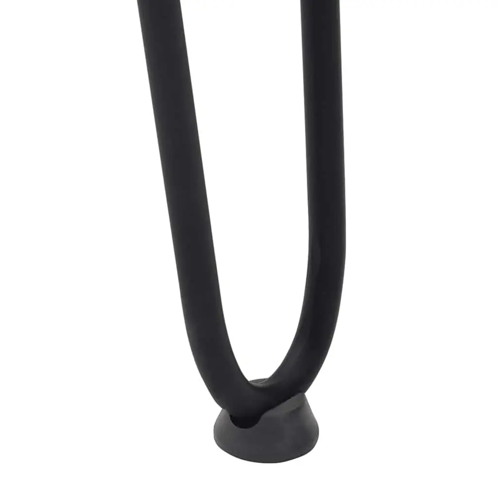Hairpin Table Legs Black 72cm Steel 4pcs