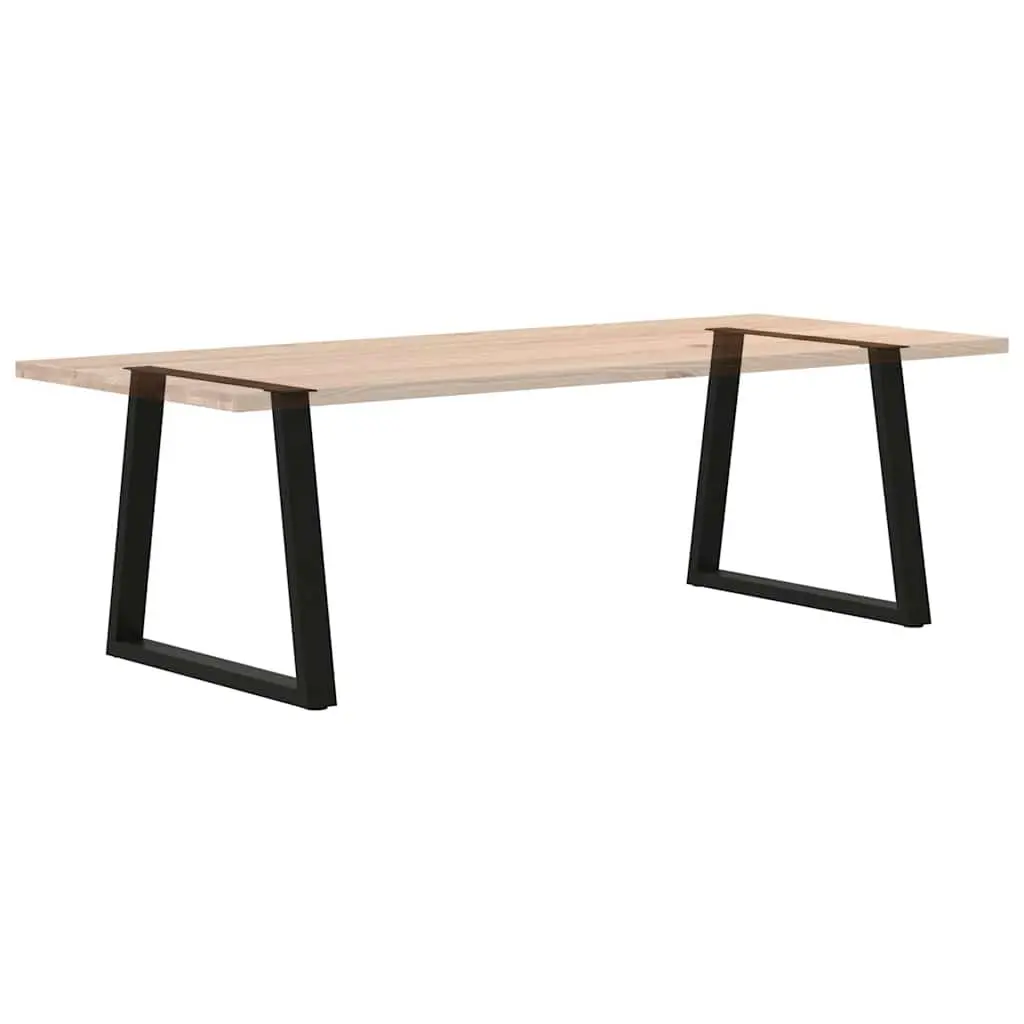 Dining Table Legs V-Shape 2 pcs Black 80x72-73.3cm Steel Adjustable Levellers