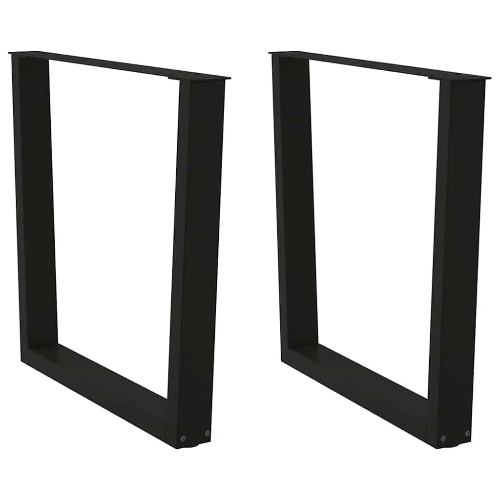 V-Shape Dining Table Legs in Black