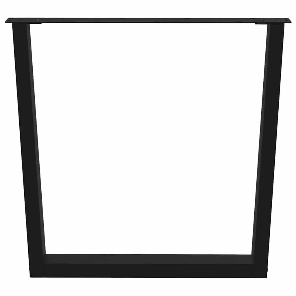 V-Shape Dining Table Legs in Black