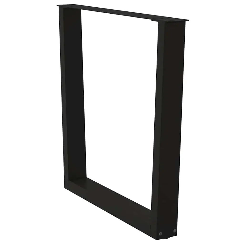 V-Shape Dining Table Legs in Black