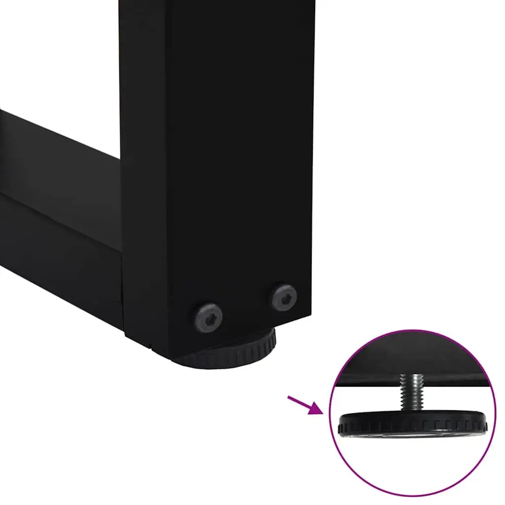 V-Shape Dining Table Legs in Black