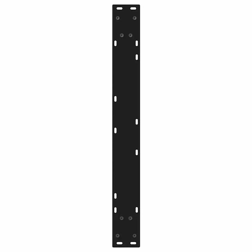 Black Steel Dining Table Legs with Adjustable Levellers