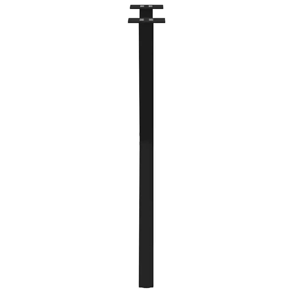 Dining Table Legs X-Shaped Black 57x72cm Steel Support Frame 2 pcs