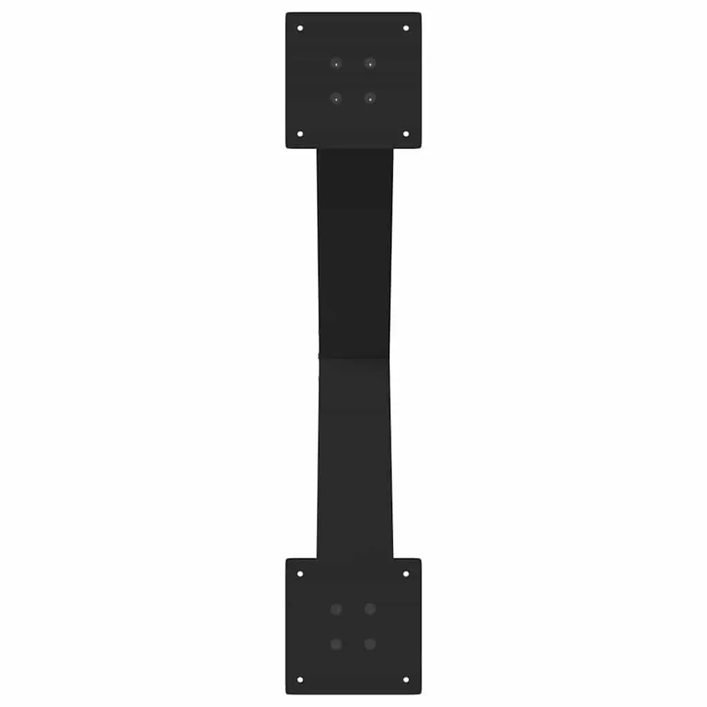 X-Shaped Dining Table Legs with Adjustable Feet